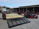 Ferris 5902103 61" 500S Zero Turn Mower Util Trailer Package left side view picture with ramp down
