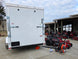 Ferris 5902144 42" 300S Zero Turn Mower Encl Trailer Handheld Bundle back angled view picture 