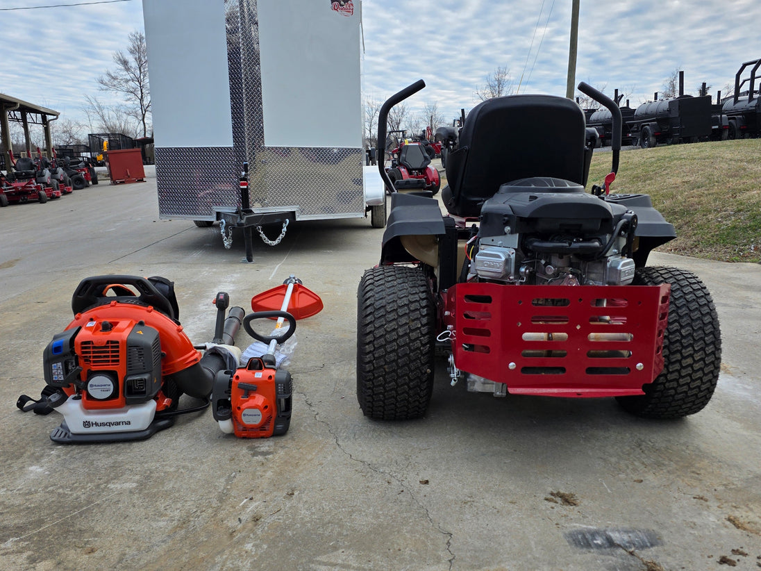 Ferris 5902144 42" 300S Zero Turn Mower Handheld Bundle back view picture 
