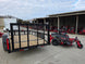 Ferris 5902144 42" 300S Zero Turn Mower Util Trailer Bundle back angled view picture 