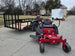 Ferris 5902144 42" 300S Zero Turn Mower Util Trailer Bundle left angled view picture 