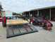 Ferris 5902144 42" 300S Zero Turn Mower Util Trailer Handheld Bundle back angled view picture 