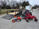Ferris 5902144 42" 300S Zero Turn Mower Util Trailer Handheld Bundle left side view picture 