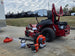 Ferris 5902154 52" ISX800 Commercial Zero Turn Mower Handheld Bundle back left angled view picture