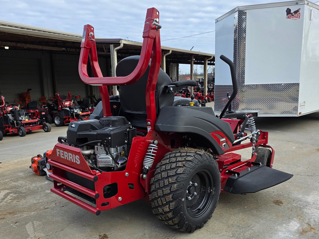 Ferris 5902154 52" ISX800 Commercial Zero Turn Mower Handheld Bundle back right angled view picture 