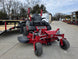 Ferris 5902154 52" ISX800 Commercial Zero Turn Mower Utility Trailer Bundle left angled mower view picture 