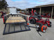Ferris 5902154 52" ISX800 Commercial Zero Turn Mower Utility Trailer Handheld Bundle back angled view picture 