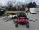 Ferris 5902154 52" ISX800 Commercial Zero Turn Mower Utility Trailer Handheld Bundle left angled view picture 
