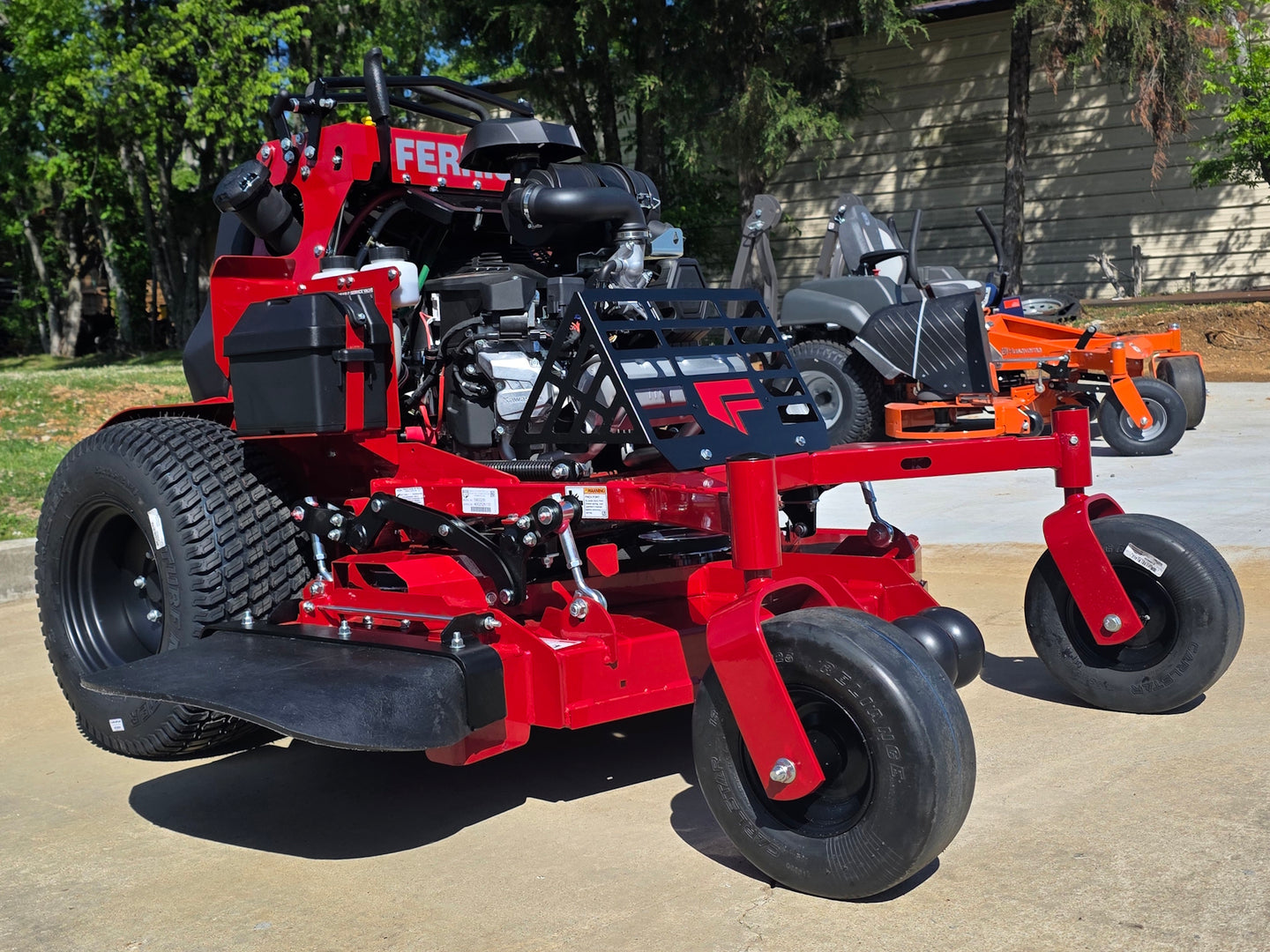 Ferris RS Z2 5902235 Stand On 52" Zero Turn Mower 30.5HP KAW (Instant Rebate Included) Front left angle picture 