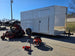Ferris SRS Z1 36" 19HP 5901939 Kawasaki Stand-On Mower Handhelds Enclosed Trailer Bundle right angled view picture 