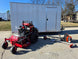 Ferris SRS Z1 36" 19HP 5901939 Kawasaki Stand-On Mower Handhelds Enclosed Trailer Bundle straight view picture 