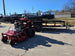 Ferris SRS Z1 36" 19HP Kawasaki 5901939 Stand-On Mower 5x10 Utility Trailer Package (Instant Rebate Included) right angled with ramp down view picture 