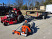 Ferris SRS Z1 5901939 36" Stand-On Mower Handhelds Util Trailer Bundle hand held front angled view picture 