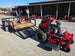Ferris SRS Z1 5901939 36" Stand-On Mower Handhelds Util Trailer Bundle off ramp left angled view picture 