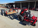 Ferris SRS Z1 5901939 36" Stand-On Mower Handhelds Util Trailer Bundle off ramp left angled view picture 