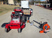 Ferris SRS Z1 5901939 36" Stand-On Mower Handhelds Util Trailer Bundle straight off ramp view picture 