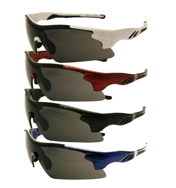 Forester-88 Non-Slip Curved Frame Safety Glasses - Tinted Lens