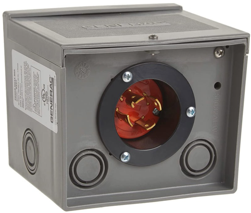 Generac 6337 Weatherproof Surface Mount Power Inlet Box for 30 Amp Portable Generators