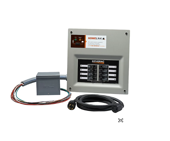 Generac 6854 30 Amp Portable Generator Connection Kit (HomeLink Aluminum)