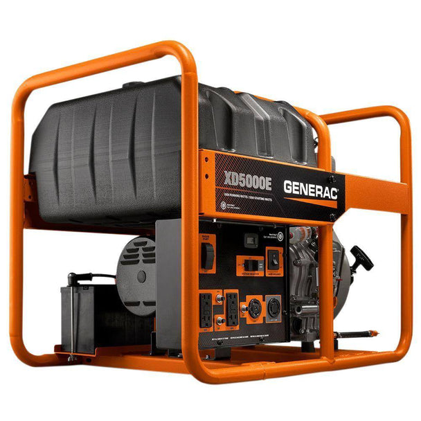Generac 6864 Diesel Generator 5kW, Electric Start, 50-State Certified (XD5000E)