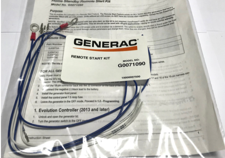 Generac 7109-  2 Wire Start Kit For Standby Generators