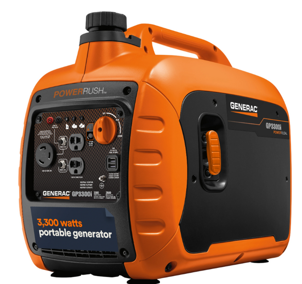 Generac 7153 Quiet 3,300W Portable Inverter Generator (PowerRush™)