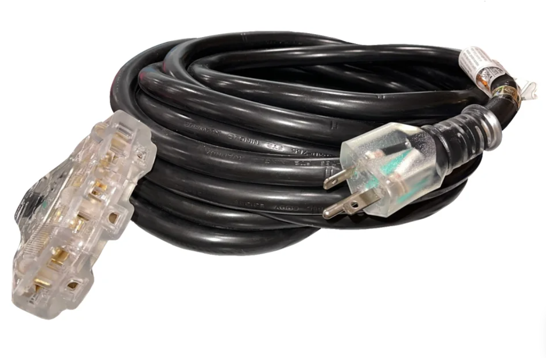 Generac 7684  25-Foot 20 Amp Cord For Portable Generator To Inlet Box Connection