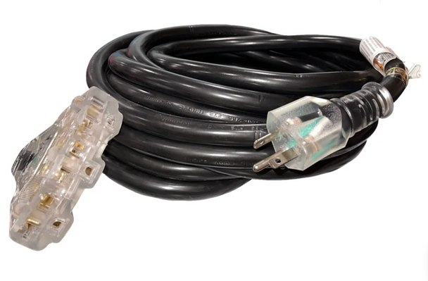 Generac 7684  25-Foot 20 Amp Cord For Portable Generator To Inlet Box Connection