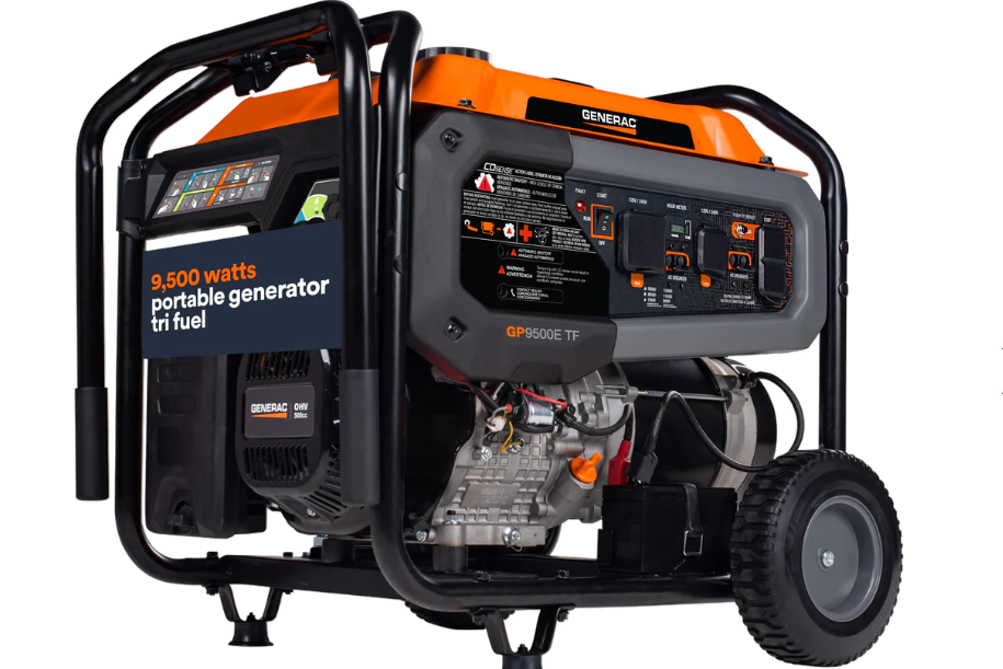 Generac 8061 - 9.5kW Portable Generator - Electric Start