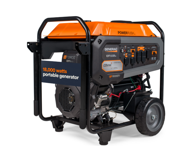 Generac 8917 GP18000E 18000W Portable Generator w/ EFI & COsense® (50-State)
