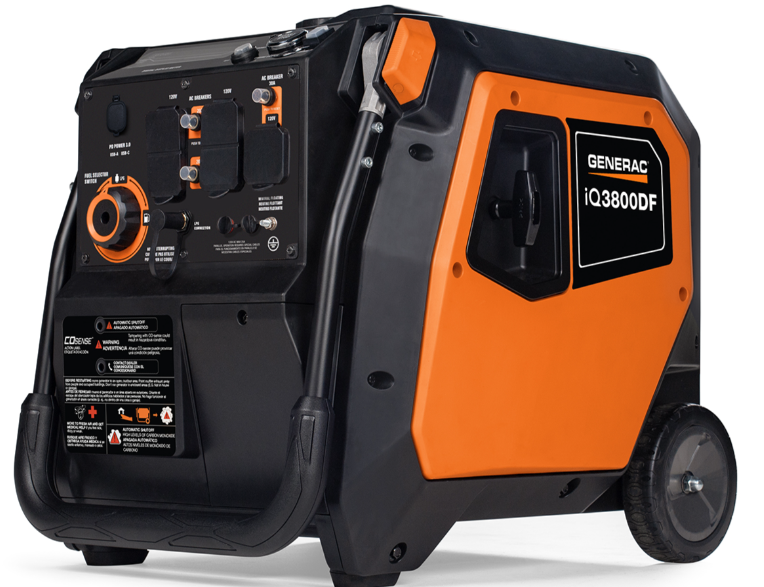 Generac 8946 - iQ3800 DF (Dual Fuel) Portable Inverter With Electric Start