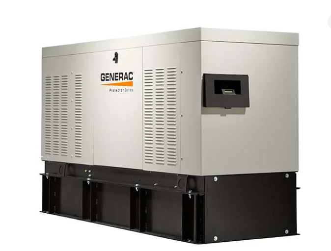 Generac RD04833 Standby Generator, 48kW, Diesel, 1800rpm, Single Ph, Alum Encl, Dble-wall Steel Tank
