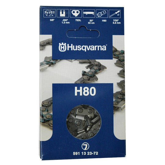 591132372 Husqvarna Genuine Part 591132372 20" Chain, H80 - 72 - SLE Equipment - 1