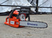 Husqvarna 120 II 38cc X-Torq .050 Gauge 16" Chainsaw (Unboxed) front left angled view picture 