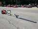 Husqvarna 122LKH Gas Hedge Trimmer With Long Cutter Bar (Unboxed) Front left angle picture