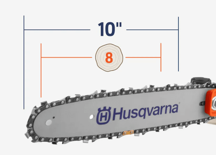 Husqvarna 122LKP 21.7cc Pole Saw – 10.58 lbs, NEW,Part View.