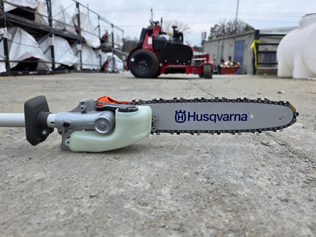 Husqvarna 122LKP Pole Saw 21.7cc Engine Ultra-Light chain view picture 