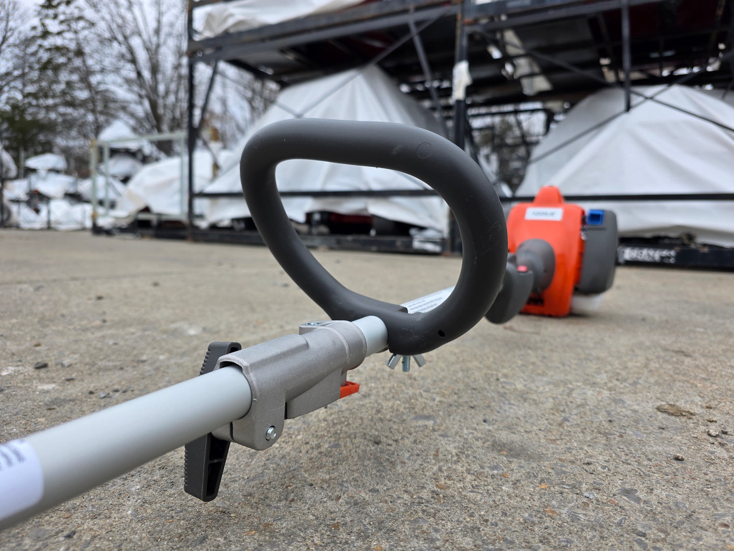 Husqvarna 122LKP Pole Saw 21.7cc Engine Ultra-Light handle view picture 