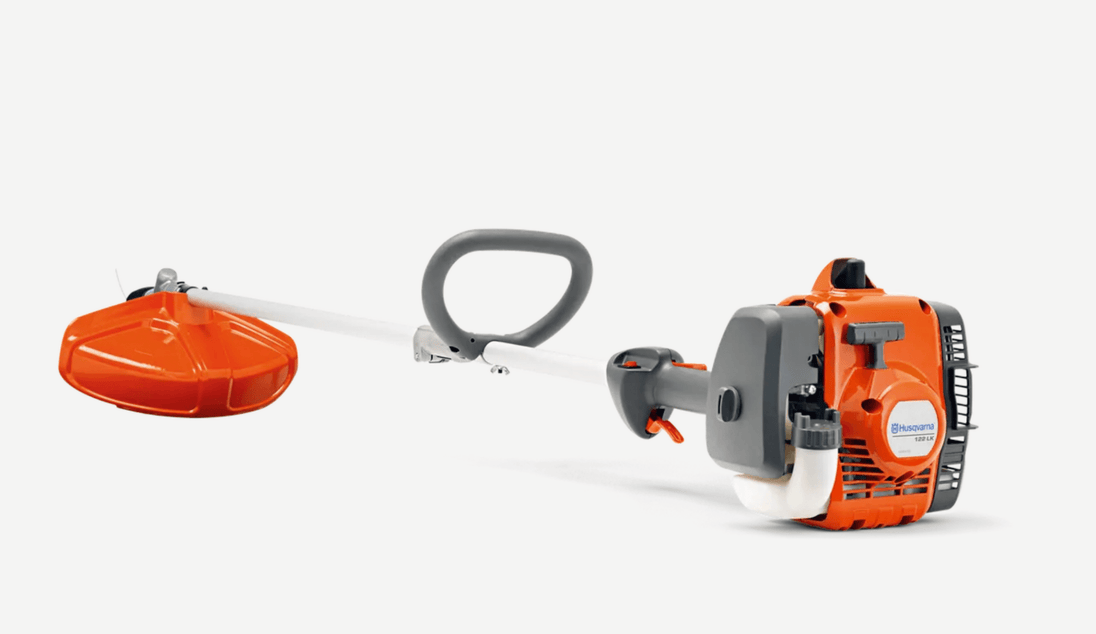 Husqvarna 122LK 21.7cc Combi Trimmer – 10.58 lbs,Back View.