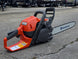 Husqvarna 130 Gas Powered 16" Chainsaw .050 Gauge - Bar & Chain Included (Unboxed) Back right angle picture 