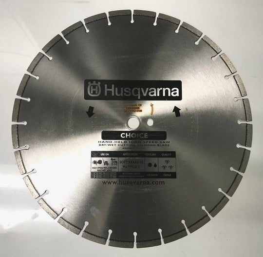 Husqvarna 16" Chop Saw Diamond Blade Soft Materials 531300409 - SLE Equipment - 1