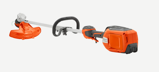 Husqvarna 320iL 16" Electric Weed Eater String Trimmer (Battery and Charger), Back View. 