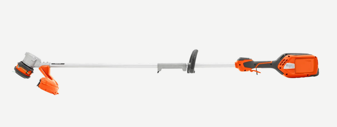 Husqvarna 320iL 16" Electric Weed Eater String Trimmer (Battery and Charger),Side View.