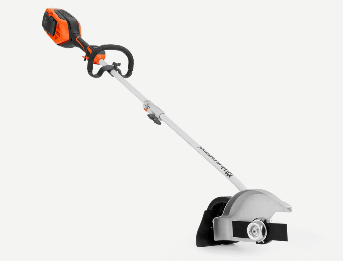 Husqvarna 330iKE MAX edger, powerhead Edger Kit with B140 battery and 40-C80 charger,Side View.