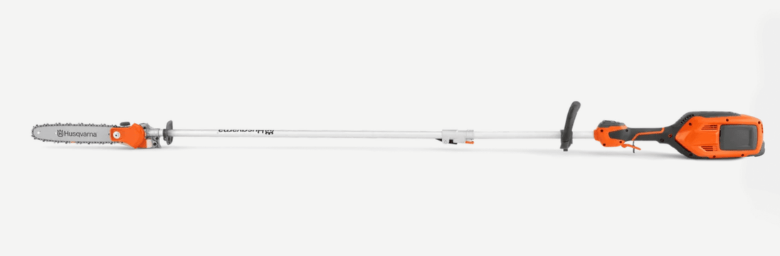 Husqvarna 330iKP MAX 330iKP with pole saw Kit with B140 battery and  40-C80 charger,Other Side View. 