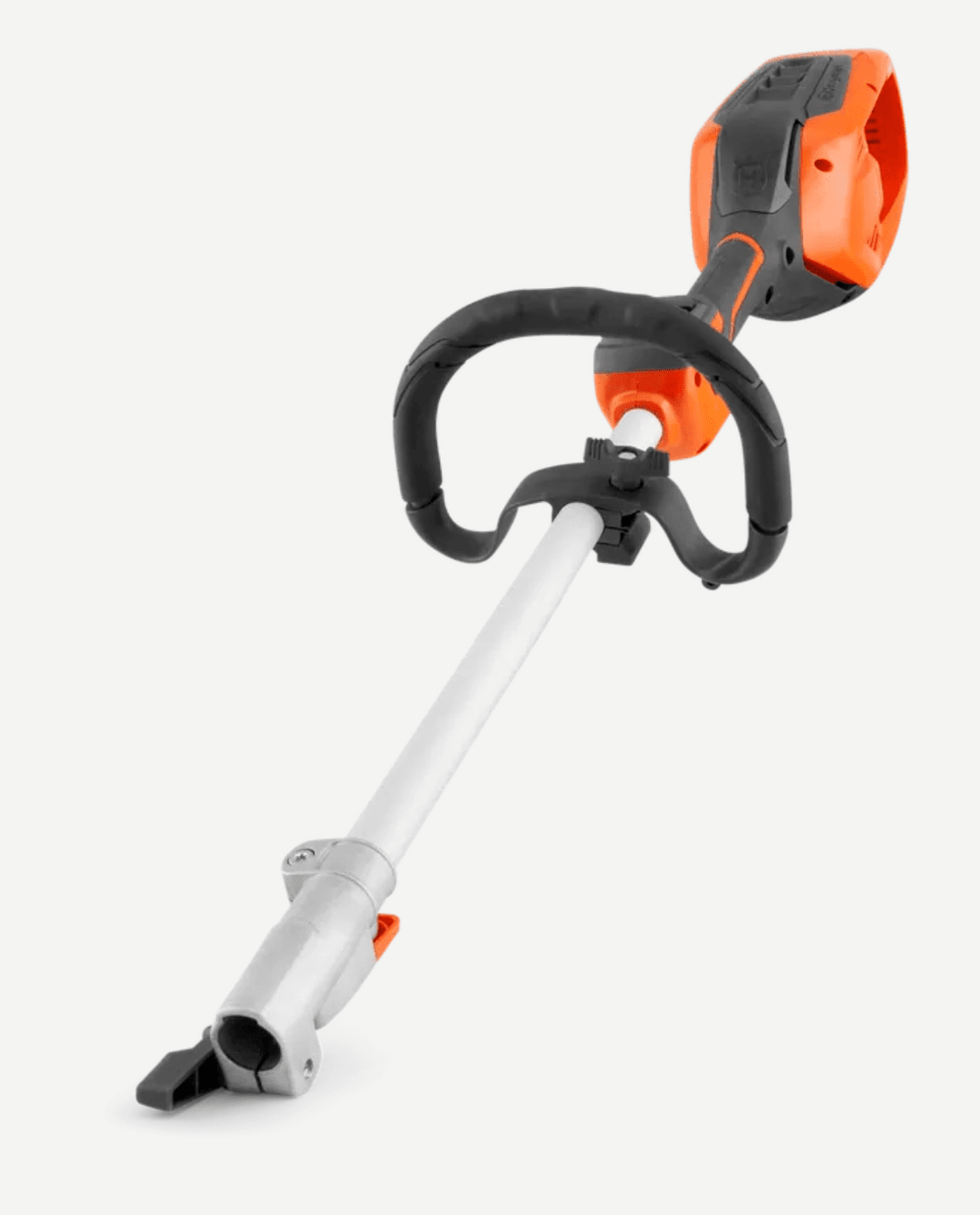 Husqvarna 330iK MAX trimmer without battery and charger, Front View.
