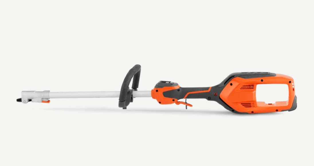 Husqvarna 330iK MAX trimmer without battery and charger,Side View. 