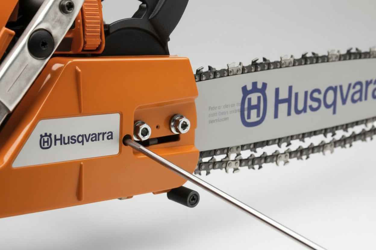 Husqvarna_365_20_Chainsaw_70.7cc, Side View. 