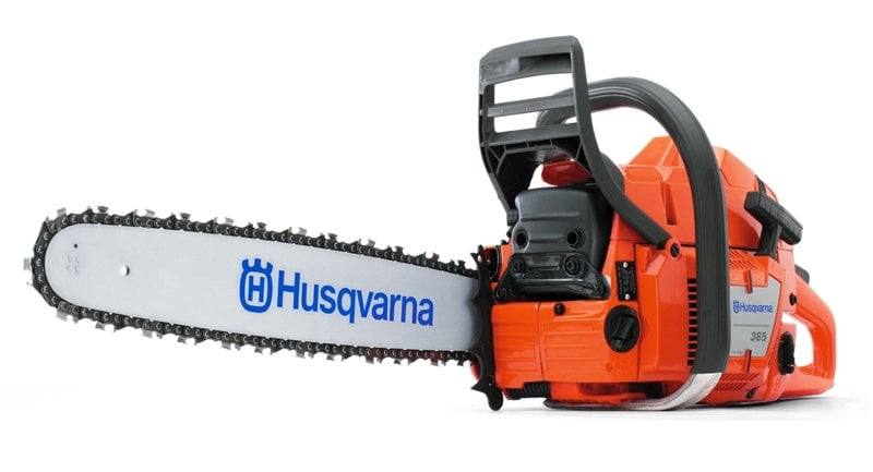 Husqvarna 365 24" Chainsaw 70.7cc engine .050 Ga. Commercial Grade , Front View. 