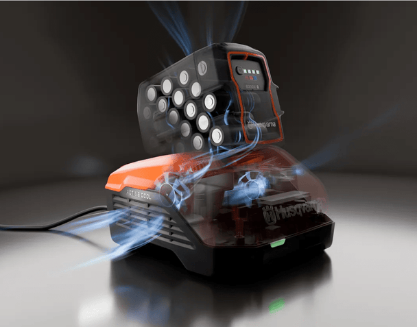 Husqvarna 40-C500X battery charger ,ActiveCool View.